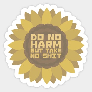 Sunflower's honesty [autumn] Sticker